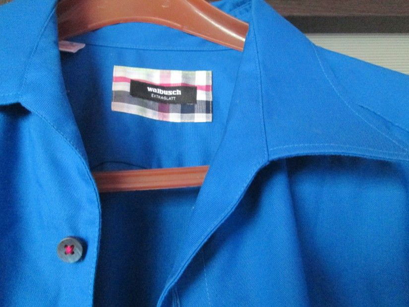 camasa albastra Walbusch 45