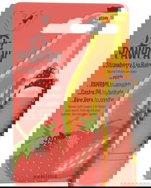 Balsam de Buze cu Aroma de Capsune - Dr PawPaw Strawberry Lip Balm, 4 g