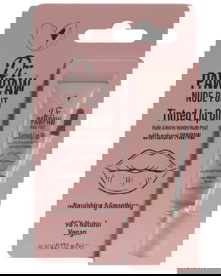 Ulei de Buze Colorat Hranitor cu Extract de Papaya - Dr PawPaw Nude Pout Tinted Lip Oil, 8 ml