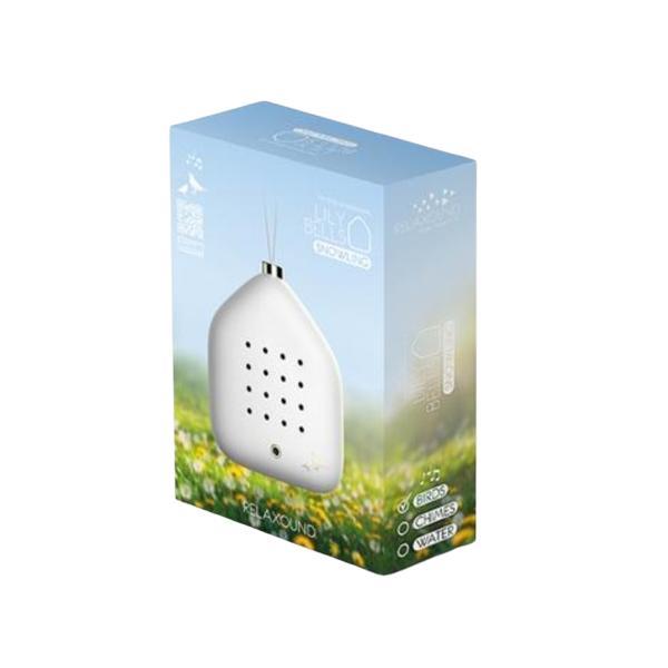 Audiobox Sunete Ambientale Lily Bells Alb, Senzor Mișcare, 120 sec, Baterii Incluse