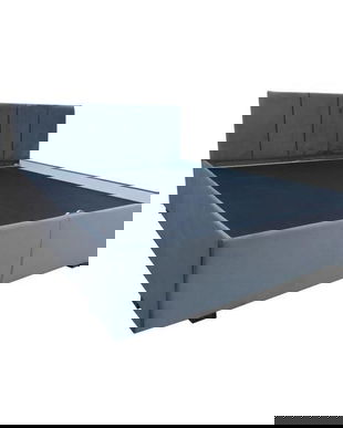 Pat Tapițat Felii Gri 120x200