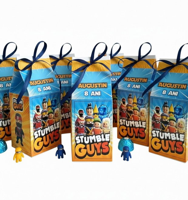 Cutii dulciuri Stumble Guys personalizate