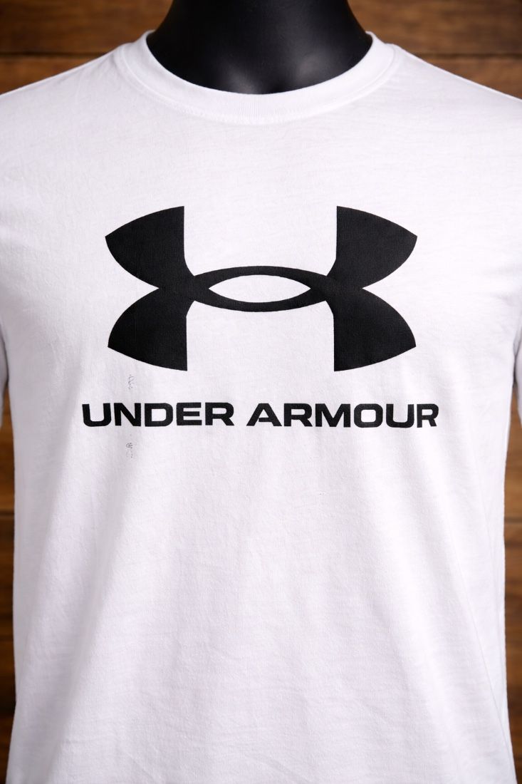 Tricou under armour barbati marimea L alb sport sala nou cu eticheta