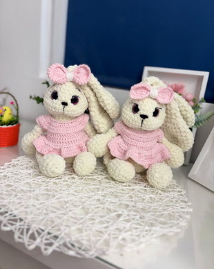 Iepuraș croșetat handmade