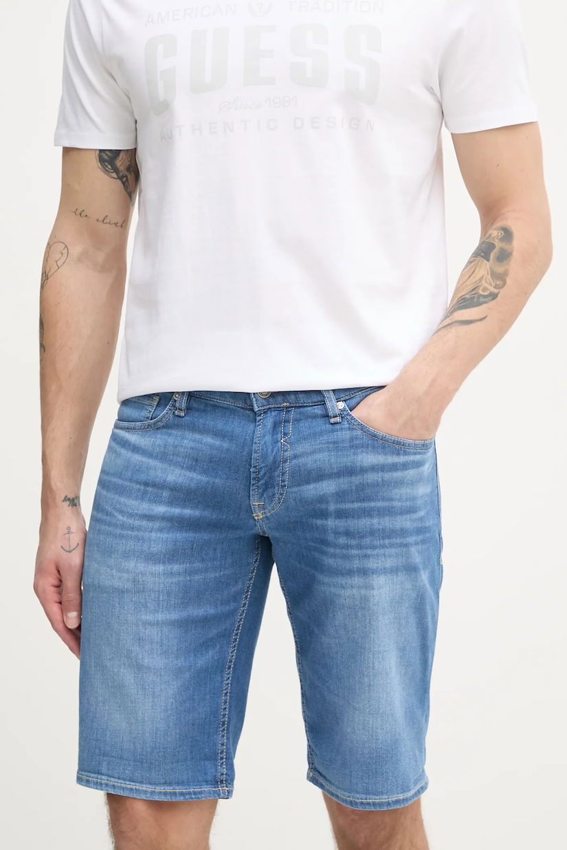 Guess pantaloni scurți jeans SONNY