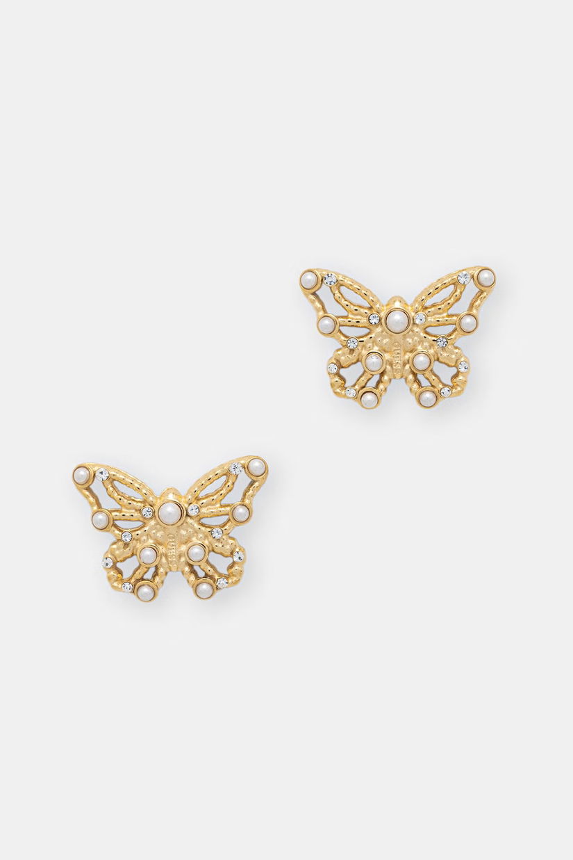 Guess cercei pentru femei, din oțel inoxidabil BORBOLETA