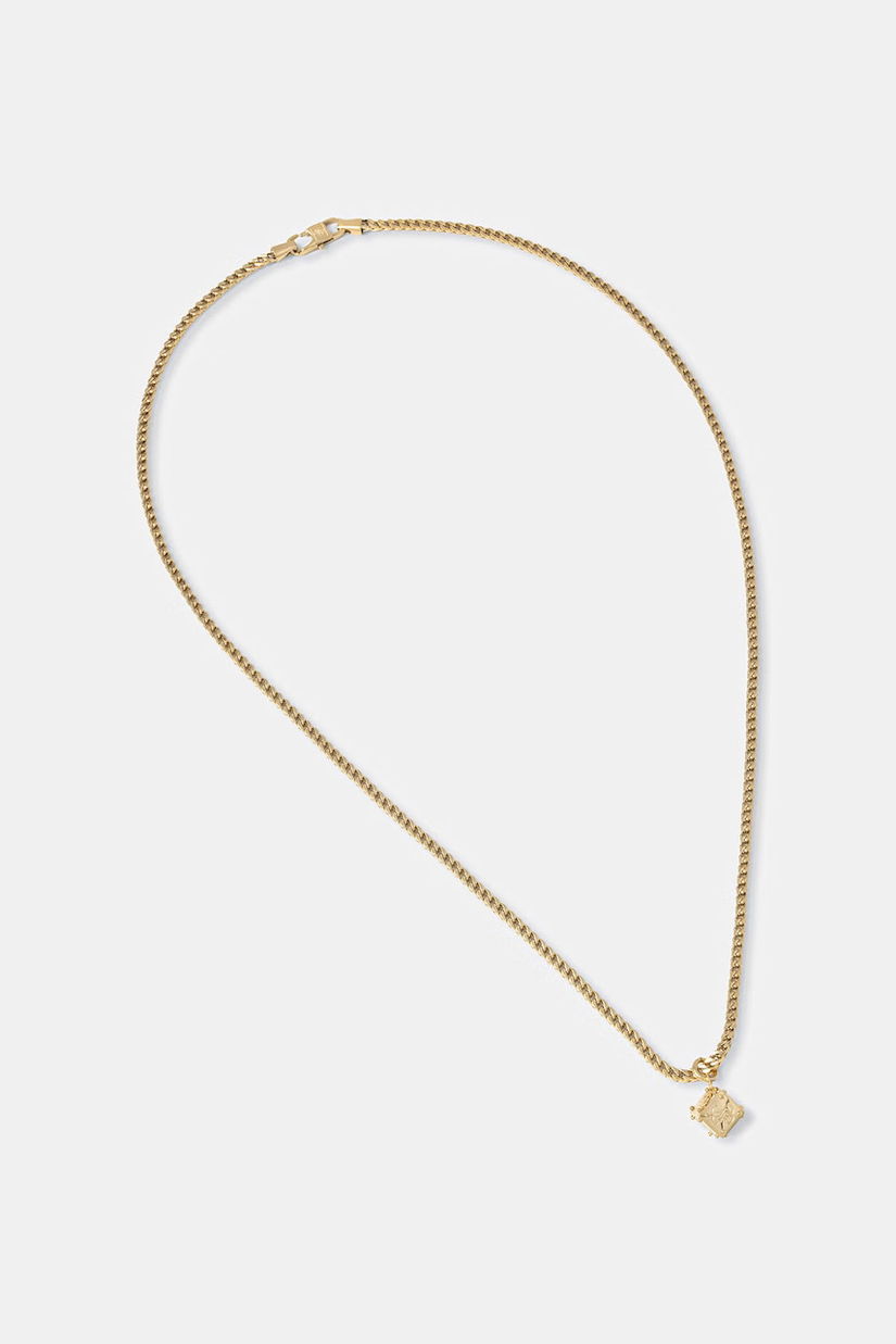 Guess colier cu pandantiv pentru bărbați, din oțel inoxidabil 4G FRONTIERS