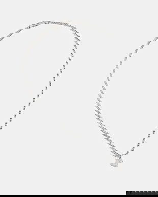 Guess colier cu pandantiv bărbați, din oțel inoxidabil 4G FRONTIERS