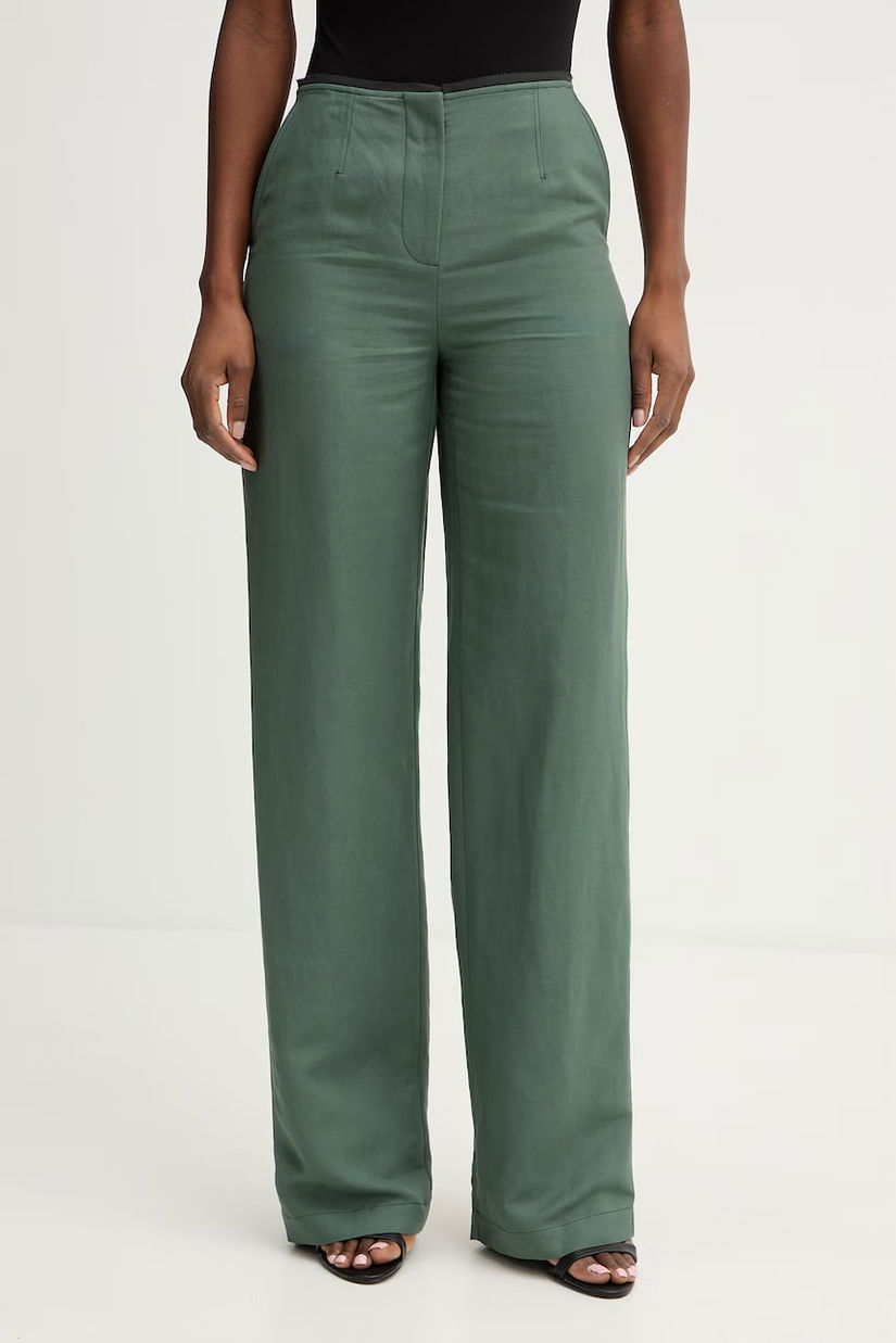 Patrizia Pepe pantaloni de femei cu vâscoză