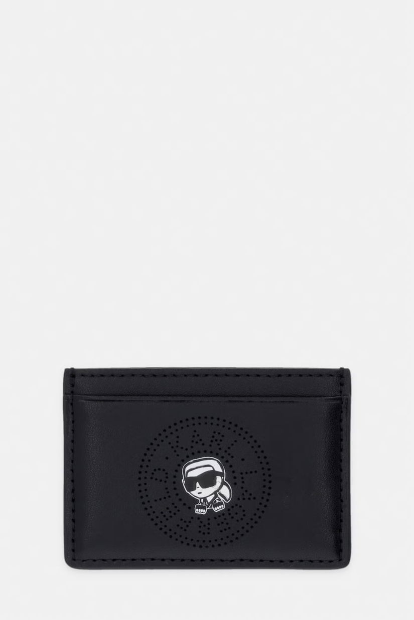 Karl Lagerfeld portcard pentru femei, din piele IKON