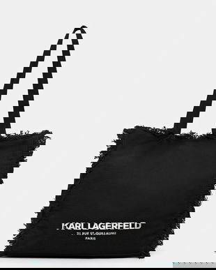 Karl Lagerfeld tote bag pentru femei, din bumbac K/RSG