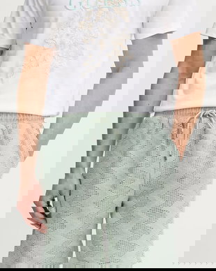 Guess pantaloni scurți ajurați, pentru bărbați LATTICE