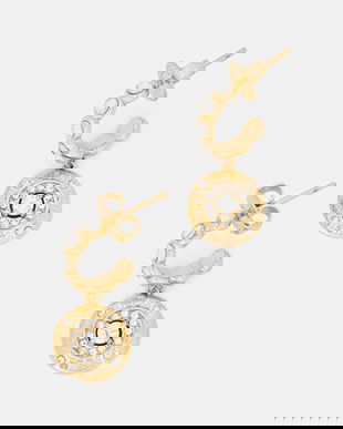 Guess cercei pentru femei, din oțel inoxidabil SPARKS