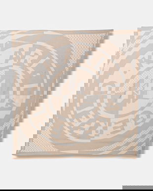 Karl Lagerfeld eșarfă pentru femei cu amestec de mătase K/CIRCLE