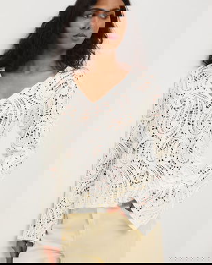 Medicine pulover de damă ajurat