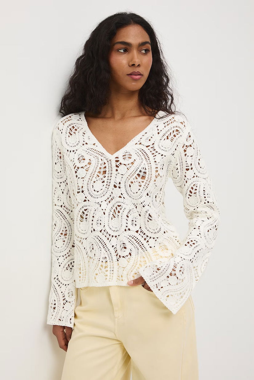 Medicine pulover de damă ajurat