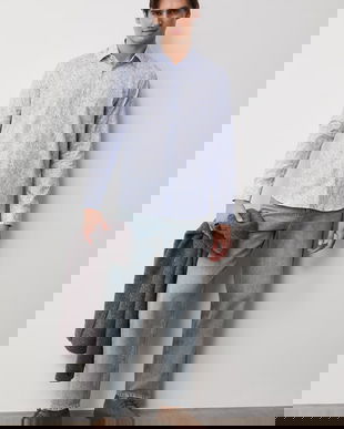 Medicine cămașă bărbătească de bumbac