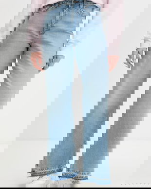 Guess Jeans blugi largi pentru femei