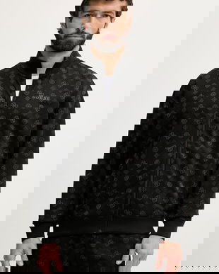 Guess hanorac cu fermoar pentru bărbați OVIDIO