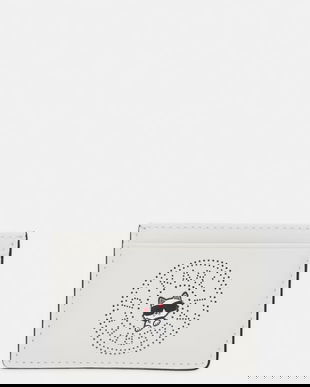 Karl Lagerfeld portcard pentru femei, din piele IKON