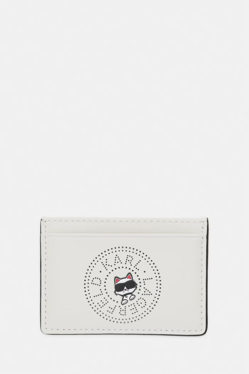 Karl Lagerfeld portcard pentru femei, din piele IKON