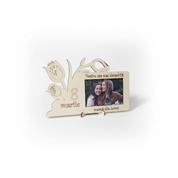 Rama foto de birou,cadou 8 martie personalizat