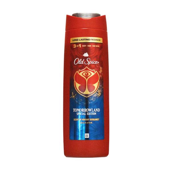 Gel de Dus pentru Barbati - Old Spice Rockstar Body- Hair-Face Wash 3in1, 400 ml