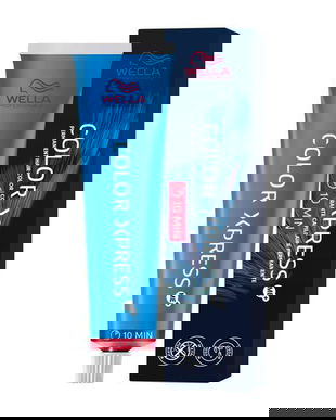 Vopsea de Par Permanenta pentru Retusarea Rapida a Radacinilor - Wella Professionals Color Xpress, nuanta Dark Blonde Natural Brown 6/07, 60 ml