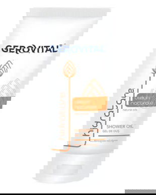 Gel de Dus Hidratant cu Uleiuri Naturale - Gerovital Shower Oil, 100 ml