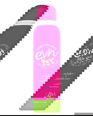 Deodorant Spray cu Orhidee si Fructe de Padure - Evin Young Orchid &amp; Red Berries Deodorant Spray 24h, 150 ml