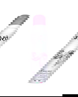 Spray de Corp pentru Femei, cu Coacaze Rosii si Caramel - Evin Femme Body Spray Amethyst 24h, 150 ml