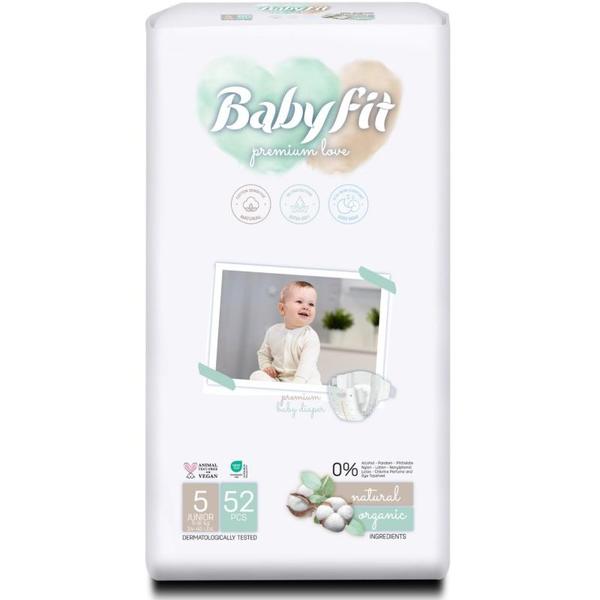 Scutece pentru Bebelusi - Baby Fit Eco Diaper, marimea Nr.5 Junior (11-18 kg), 52 buc