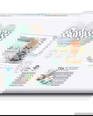 Scutece pentru Bebelusi - Baby Fit Eco Diaper, marimea Nr.3 Midi (4-9 kg), 36 buc