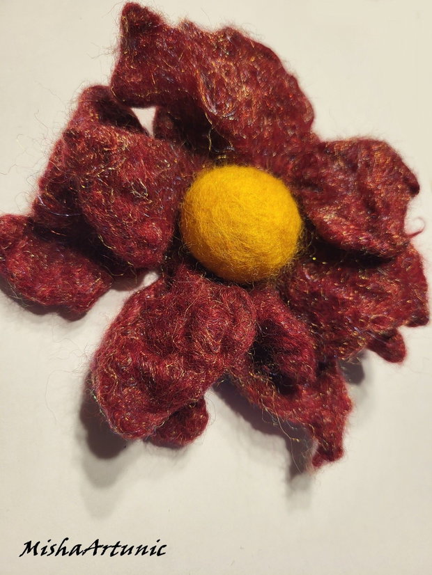 Floare impaslita - Brosa