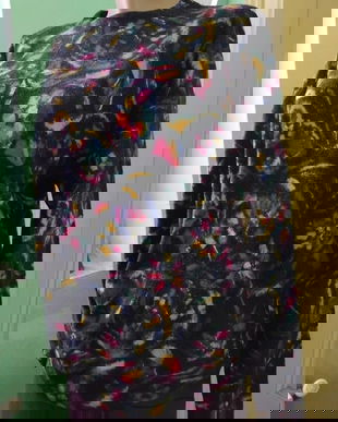 Bluza din lana inculori difuze