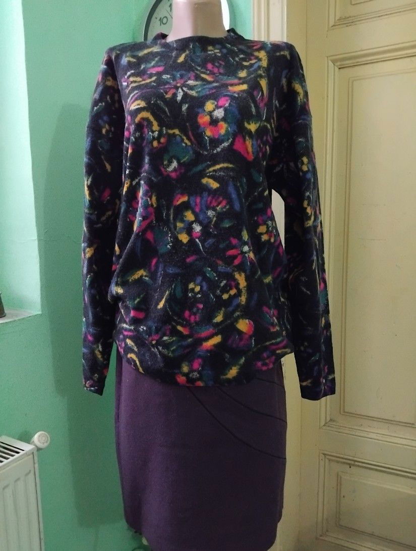 Bluza din lana inculori difuze