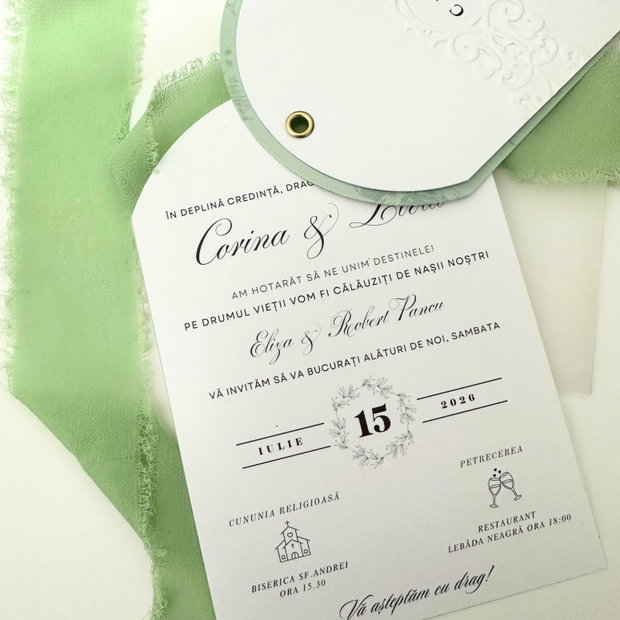 Invitatie de nunta personalizata