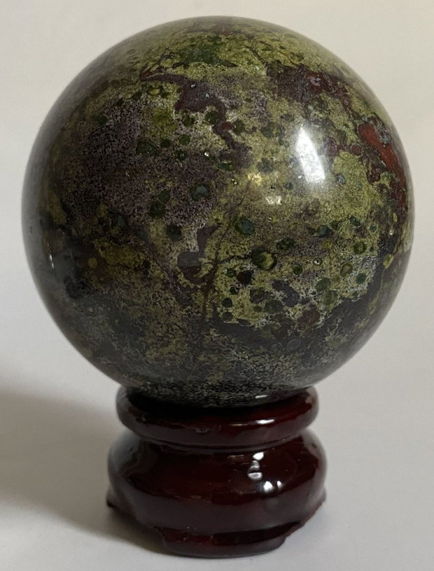 Jasp Sangele Dragonului - Sfera piatra semipretioasa