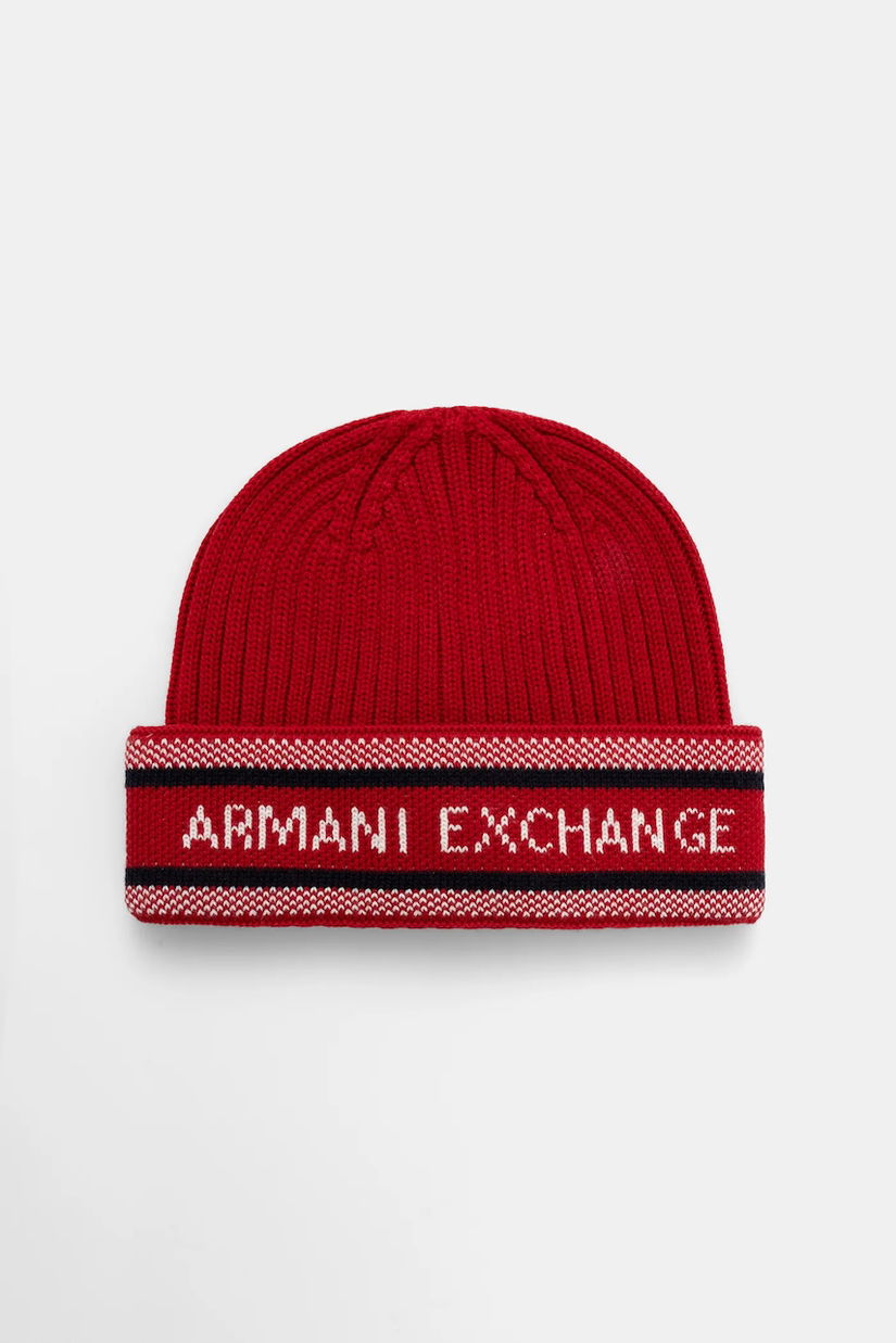 Armani Exchange pălărie din amestec de lână