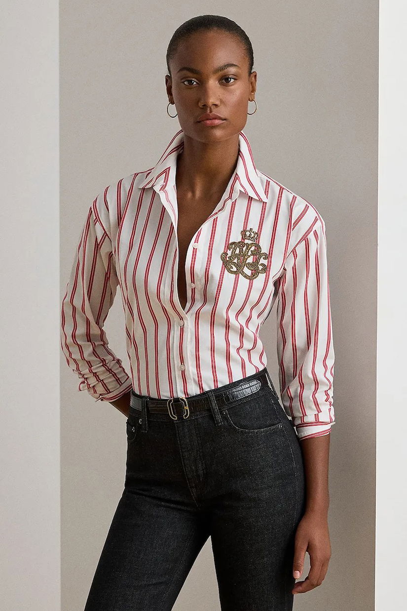 Lauren Ralph Lauren cămașă din bumbac