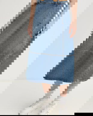 Tommy Hilfiger fustă din denim