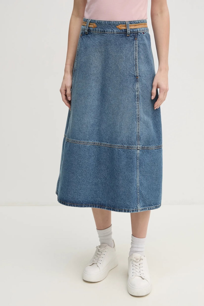 Tommy Hilfiger fustă din denim