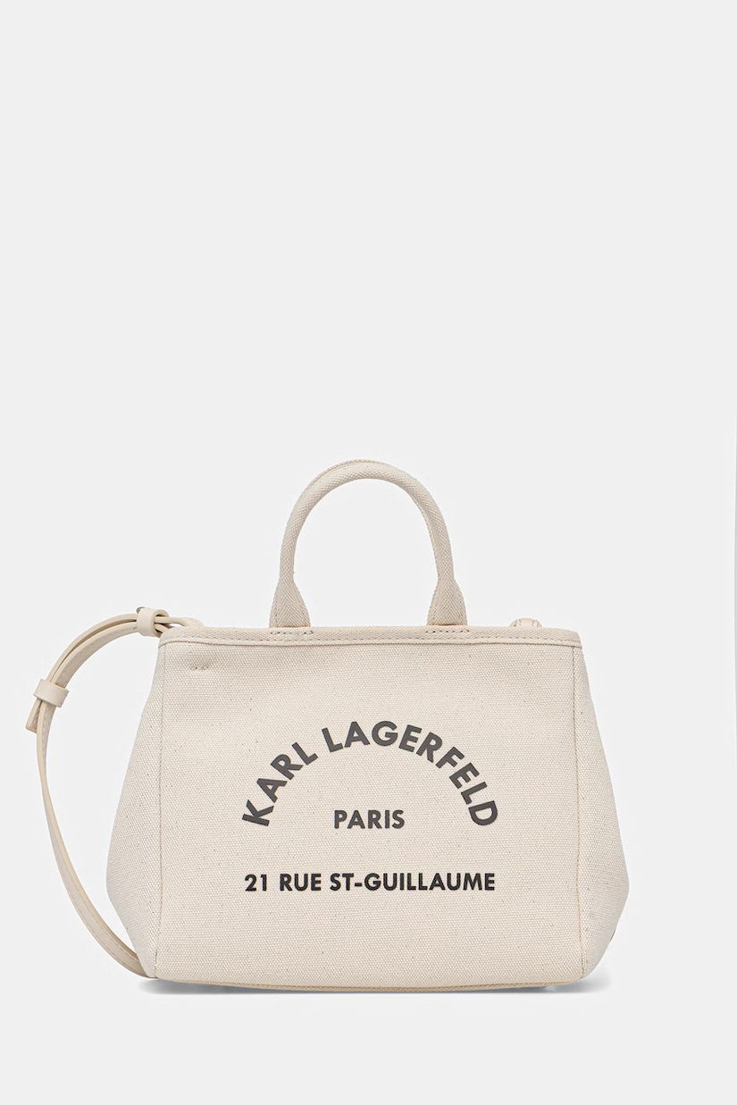 Karl Lagerfeld geantă crossbody pentru femei, din bumbac K/RSG CONV.