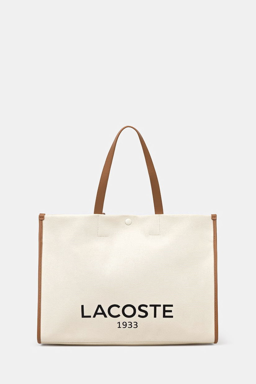 Lacoste tote bag pentru femei, din bumbac