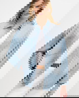 Mos Mosh cămașă pentru femei, din denim