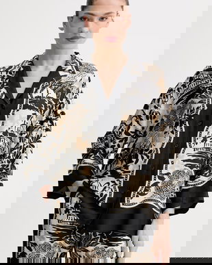 ERMANNO Firenze cămașă pentru femei cu vâscoză