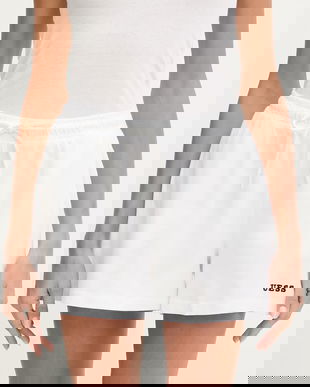 Guess pantaloni scurți de trening pentru femei, din bumbac GIADA