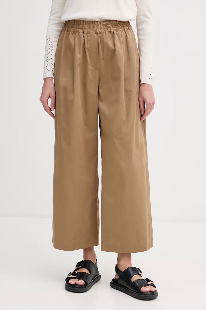 Weekend Max Mara pantaloni pentru femei, din bumbac GOLFO