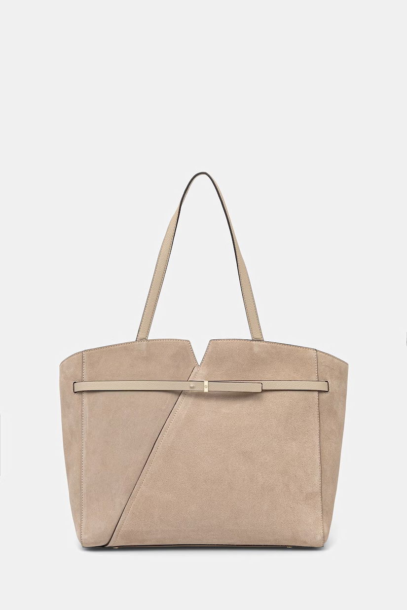 BOSS geantă shopper pentru femei, din piele întoarsă