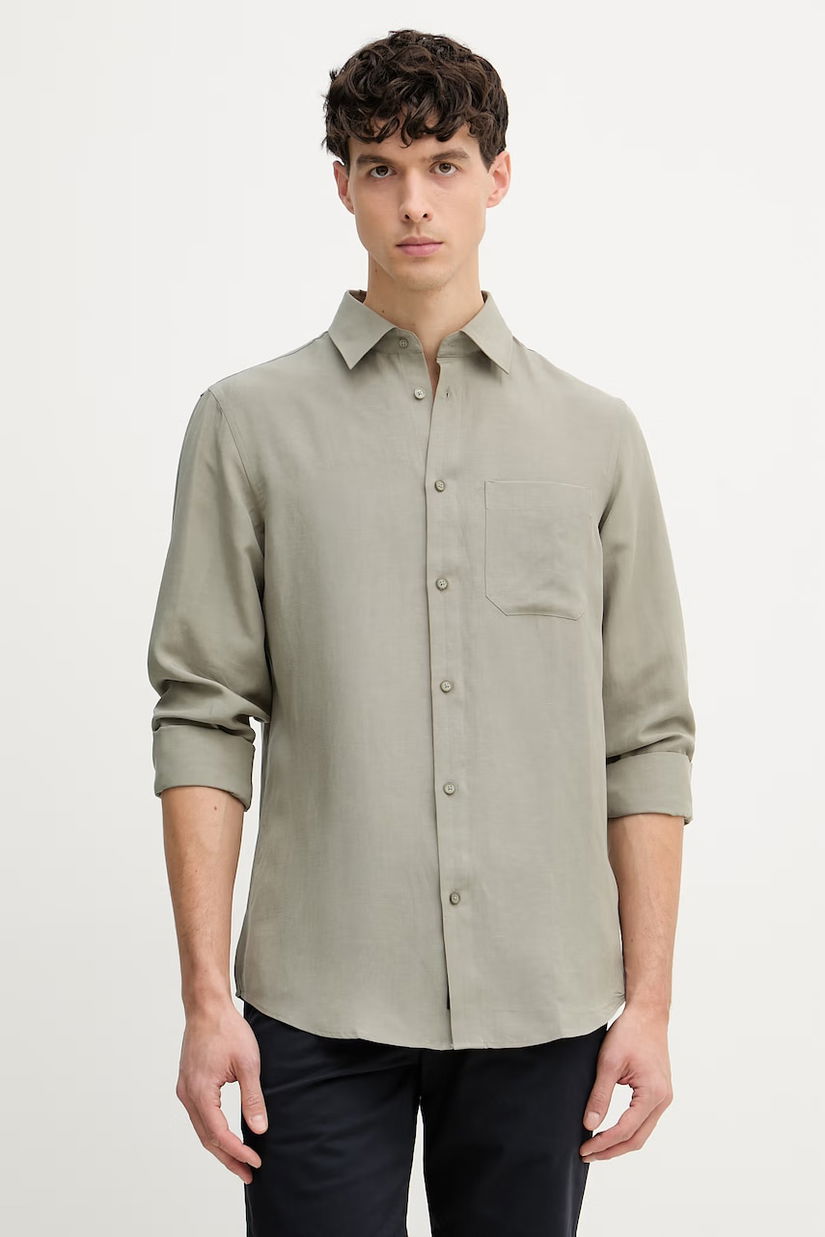 Guess cămașă pentru bărbați cu in